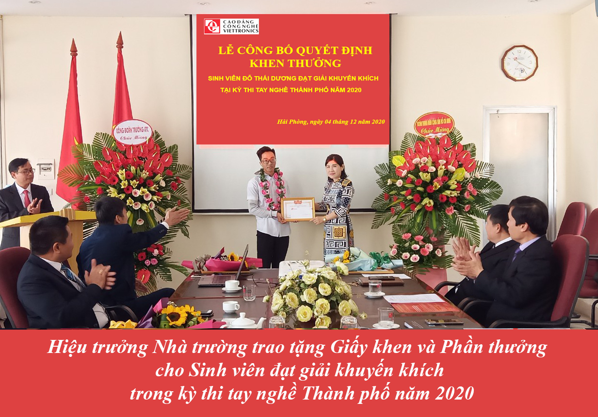 Trường Cao đẳng Công nghệ Viettronics Vinh danh Sinh viên năm 2020